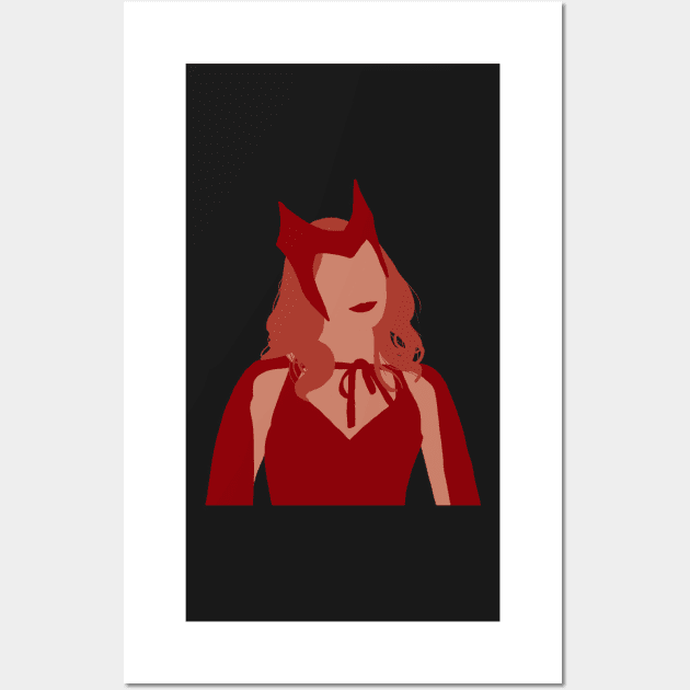 Scarlet Halloween Costume Wall Art by notastranger